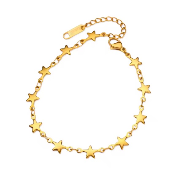 Jewelry - Gold Star Charm Bracelet